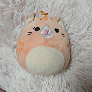 Gigi The Orange Tabby Cat 4" Squishmallow Stuffie Collectible Toy